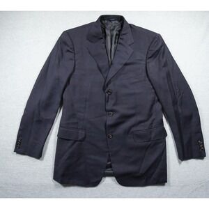 Ermenegildo Zegna Dark Navy Three-Button Sport Coat